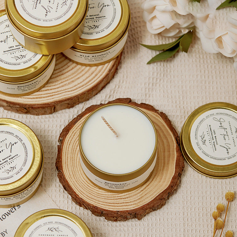 Plant Essential Oil Scented Candle Aromatherapy Relax Sleep