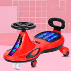 Light-Up Musical Ride-On Toy Car with Smooth Ride