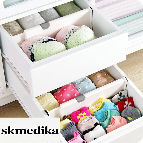 Adjustable Drawer Dividers 5 Pack Storage Organizer