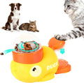 Cute Duck-Shaped Interactive Treat Toy, Pet Puzzle Slow Feeder