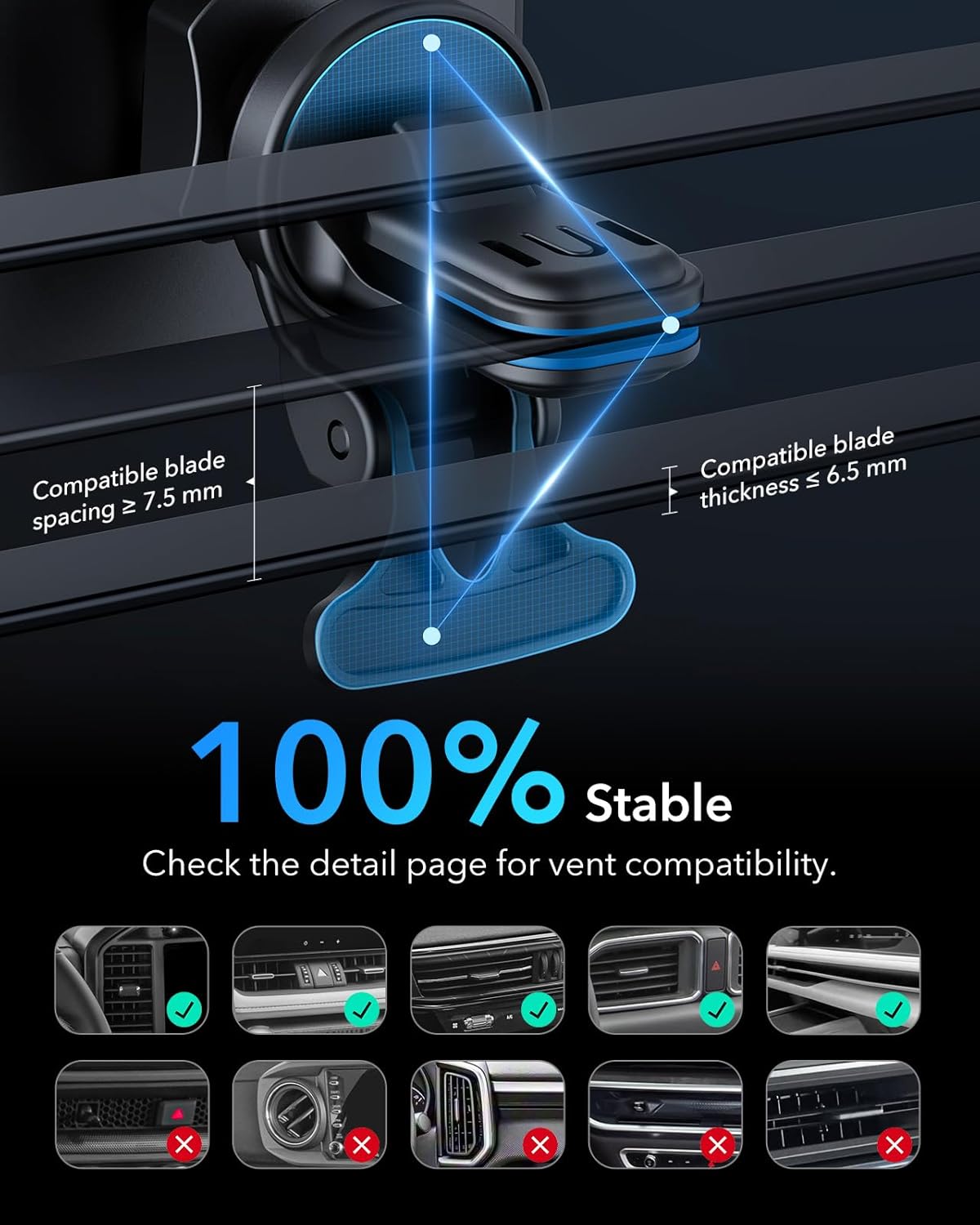 15W MagSafe Magnetic Wireless Car Charger Holder