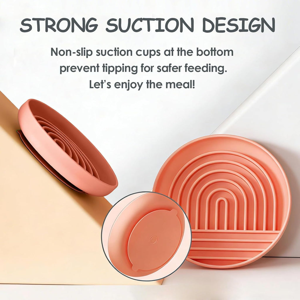 Silicone Anti-Choke Slow Feeder Bowl for Dog Cat