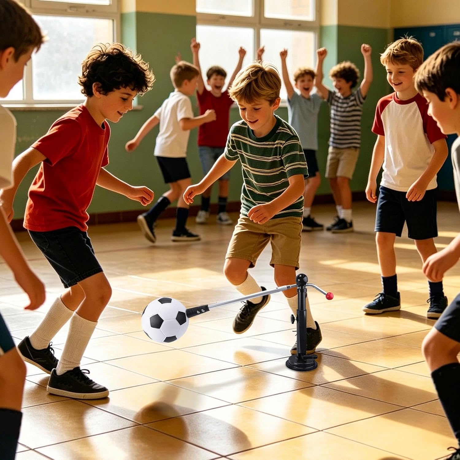 World Cup Portable Dynamic Soccer Trainer 360° Solo Practice Equipment