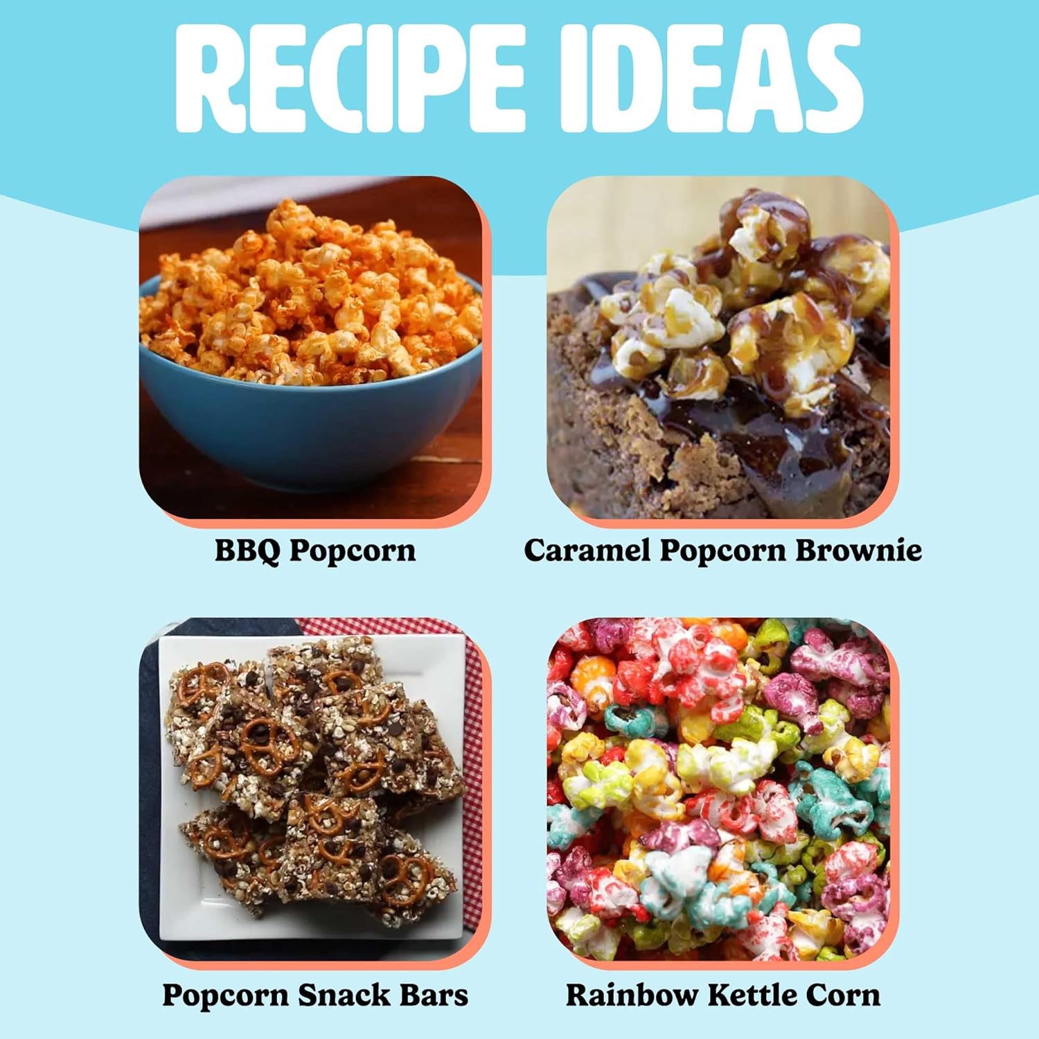 Portable Air Popcorn Popper for Party & Movie Night