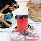 Portable Air Popcorn Popper for Party & Movie Night