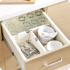 Adjustable Drawer Dividers 5 Pack Storage Organizer