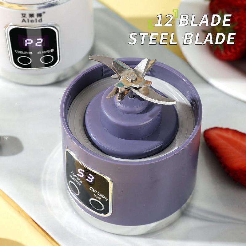 500ML Cordless Portable Blender USB Rechargeable Juicer Cup