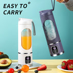 500ML Cordless Portable Blender USB Rechargeable Juicer Cup