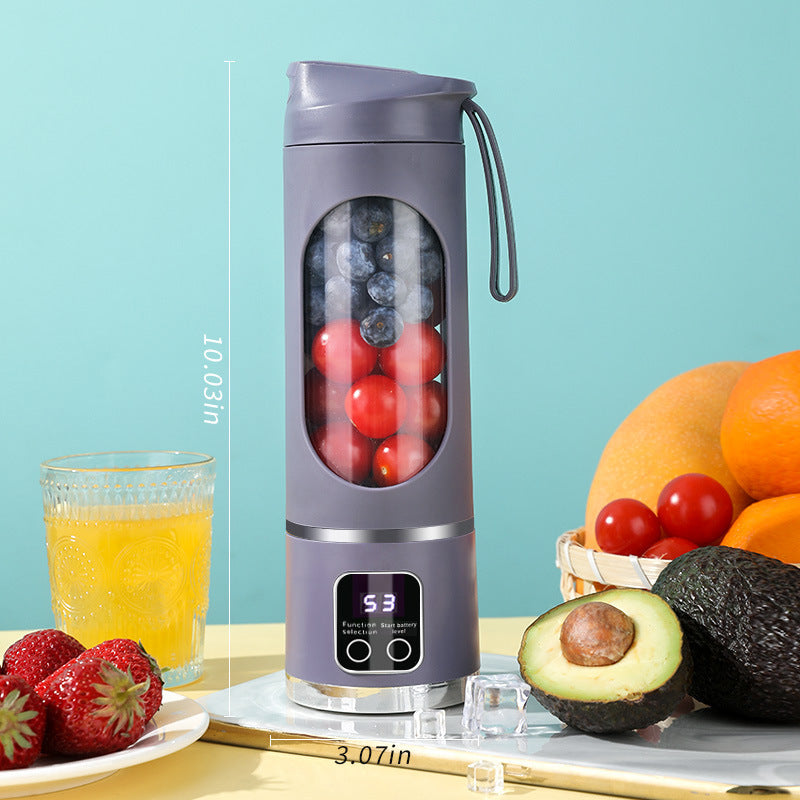 500ML Cordless Portable Blender USB Rechargeable Juicer Cup