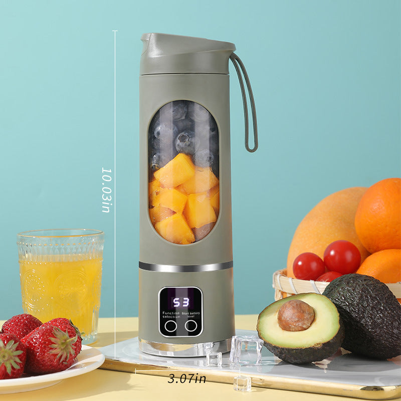 500ML Cordless Portable Blender USB Rechargeable Juicer Cup